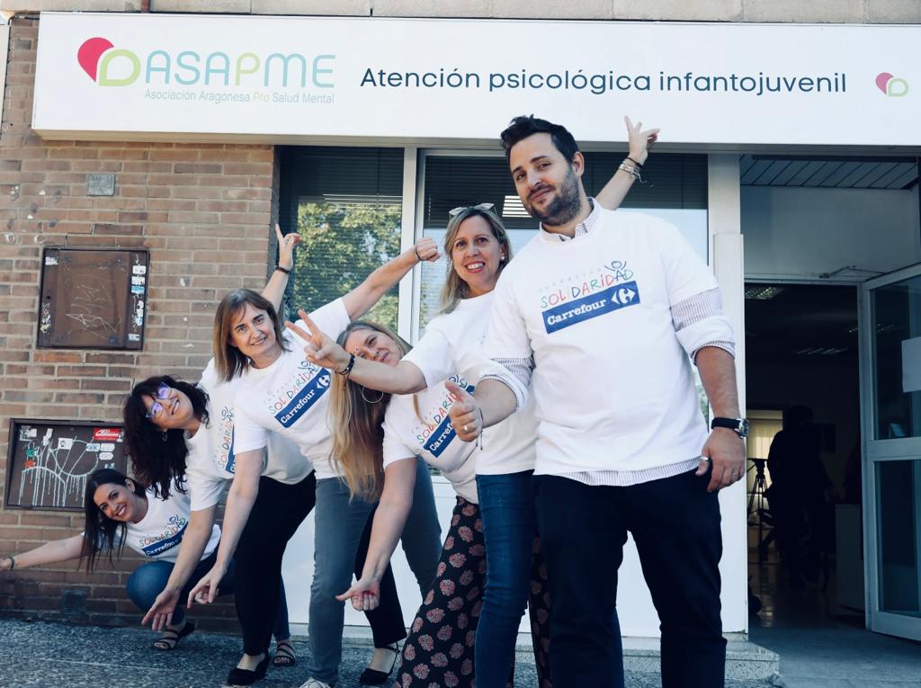 Carrefour apoya la creación en ASAPME de una unidad infanto-juvenil de atención específica a menores con problemas de salud mental de Aragón