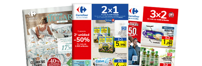 Portadas folletos Carrefour