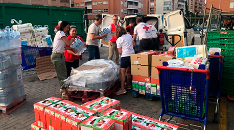 Carrefour activa su Dispositivo de Emergencias de la mano de Cruz Roja a favor de la población afectada por los incendios que asolan la Comunidad Foral de Navarra