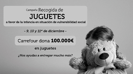Carrefour arranca su Campaña Solidaria de Recogida de Juguetes con una donación de 100.000 € a favor de Cruz Roja