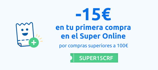 Descuento Carrefour Supermercado Online - 15€ primera compra